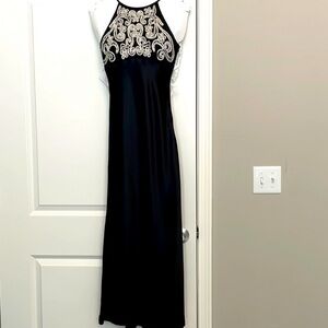 Elegant Black and White Mini Dress